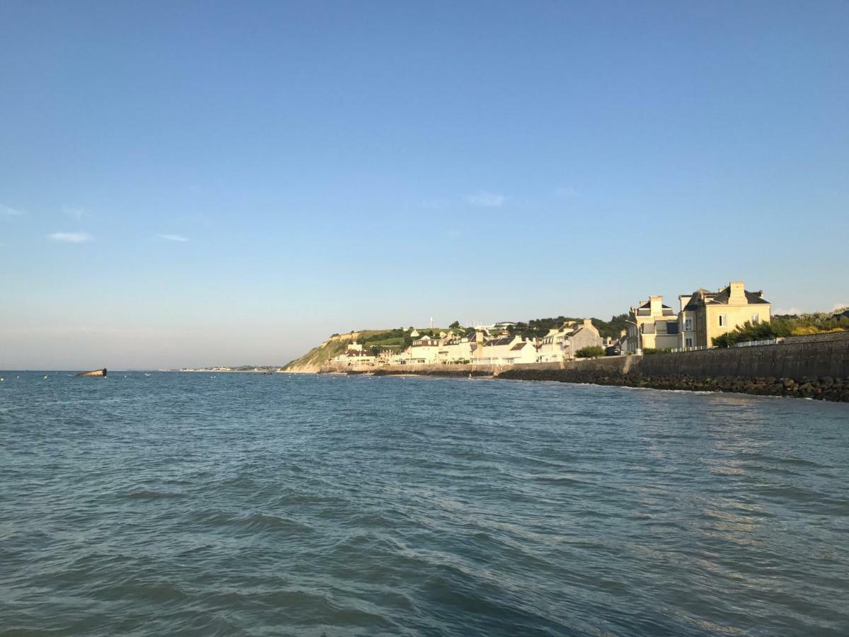 Vue Mer A Arromanches Exteriör bild